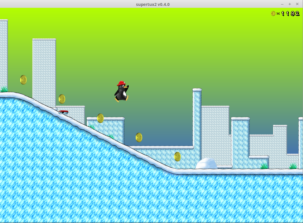 Instale o SuperTux 0.4